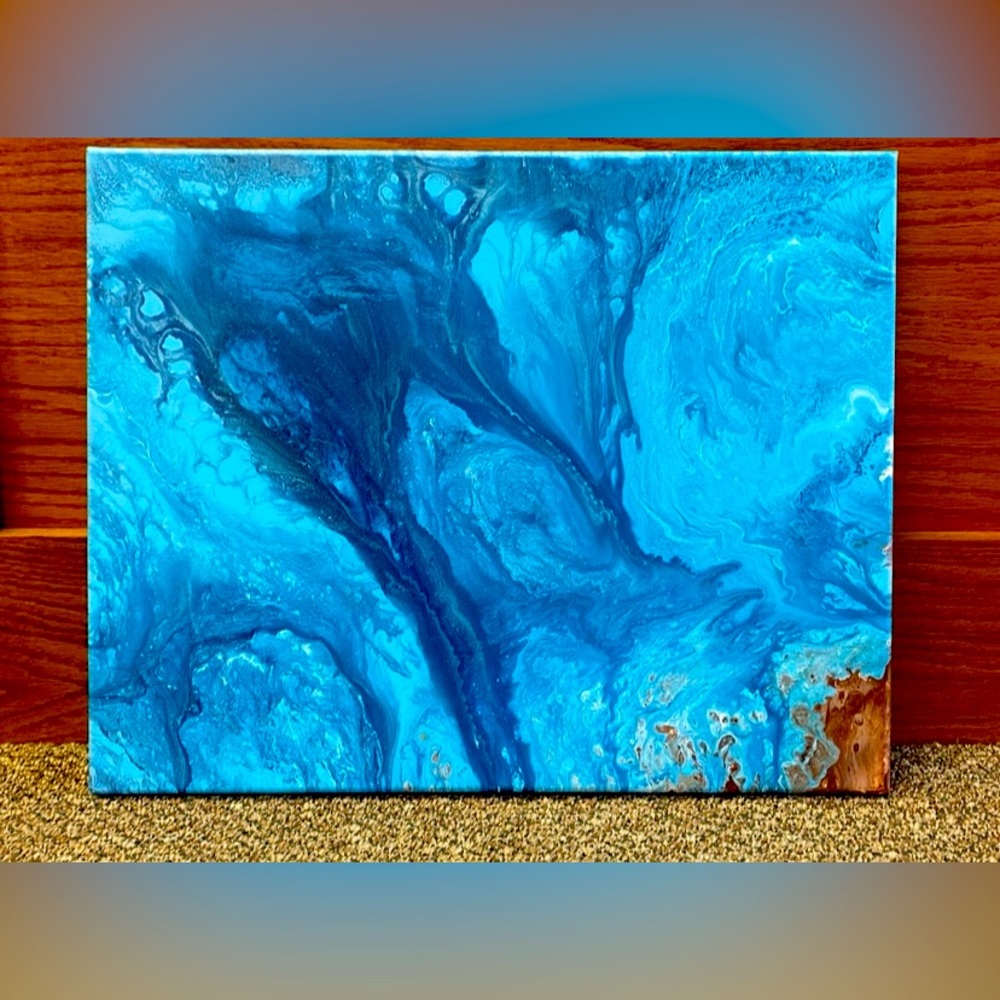 Acrylic Ocean Painting